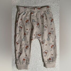 Cute Bear Print Baby Pants
